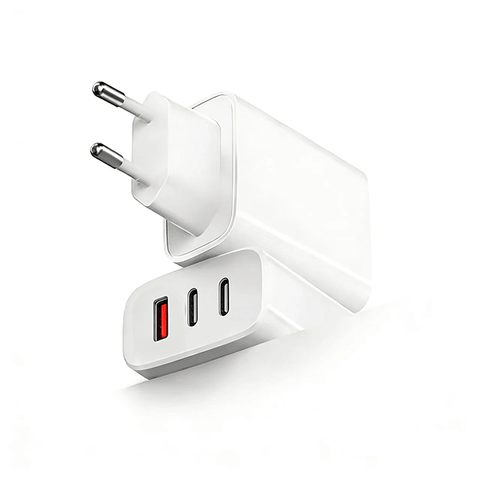 3 Port GAN 65W Wall Charger